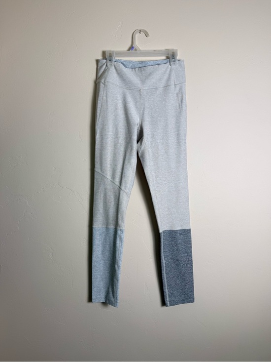 Outdoor Voices Pants - Outdoor Voices Colorblock Grey and Heathered Cream Active Leggings